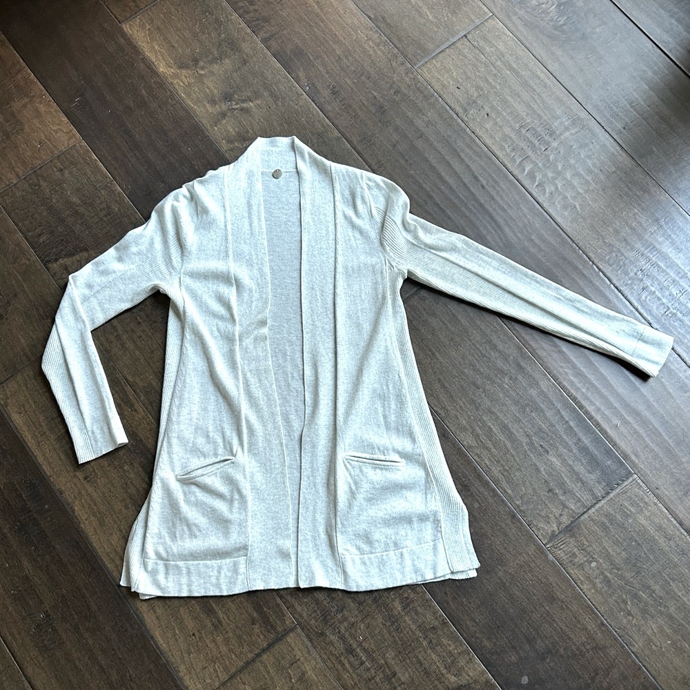 Margaret O’Leary open front cardigan sweater, Size XS